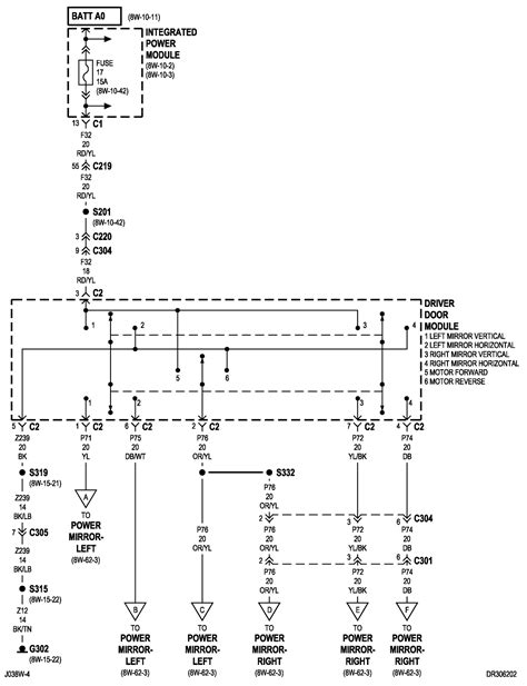 Dodge Ram Power Mirror Wiring Diagram