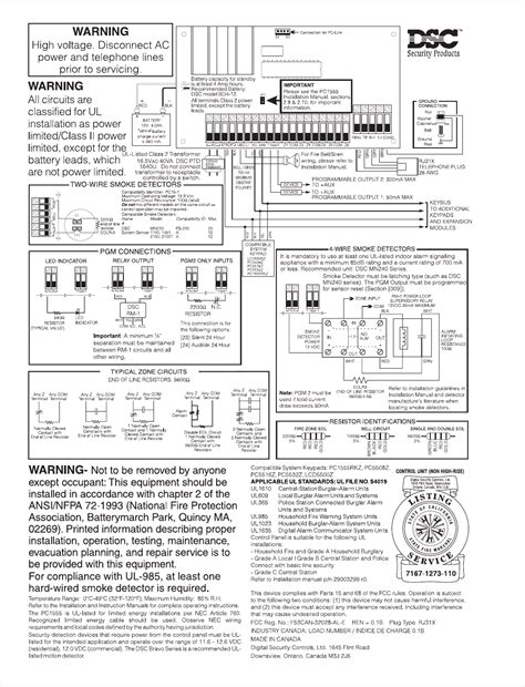 Dsc Pc1555 Wiring Diagram